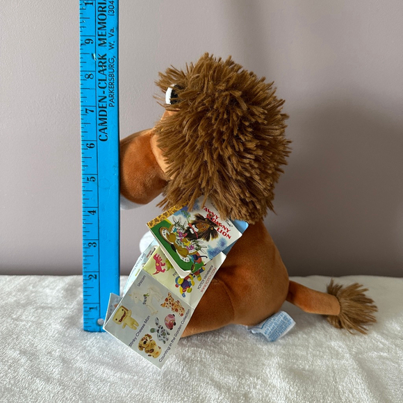 YOTTOY Tawny Scrawny Lion Plush 75th Anniversary Little Golden Books 8” Brown - Picture 5 of 5